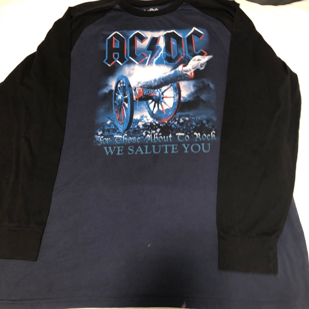 AC/DC band shirt long sleeve